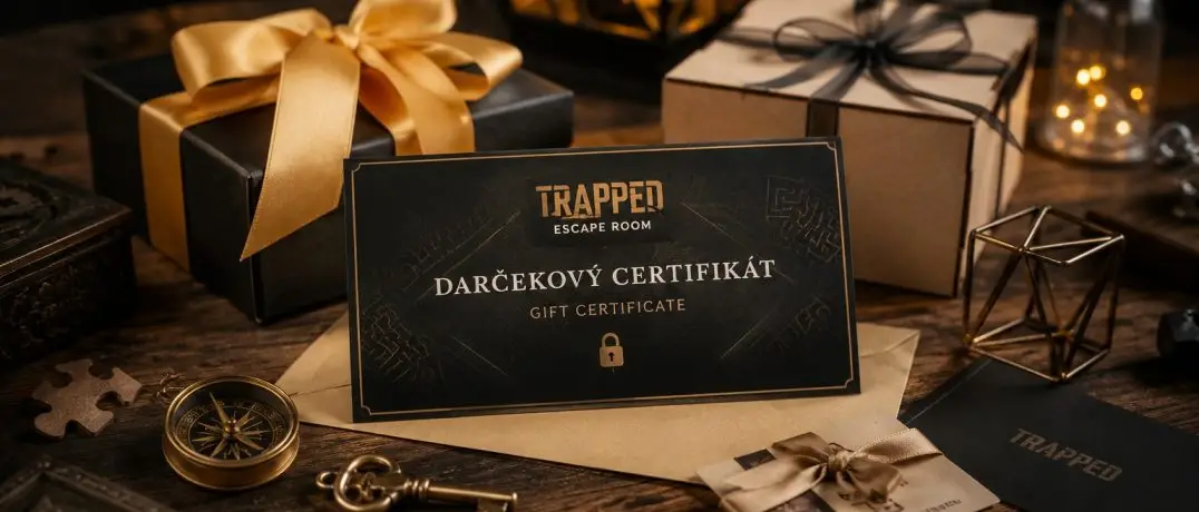 Darčekový certifikát do escape room v Bratislave – originálny zážitkový darček